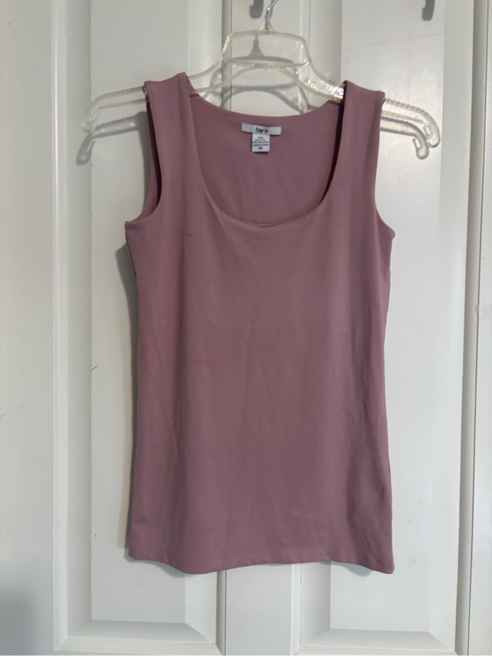 Bar III Dusty Mauve Scoop Neck Tank  XSmall